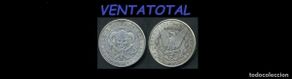 Monedas antiguas de América: MEDALLA TIPO MONEDA PLATA (HOMENAJE A LOS PIRATAS - CALAVERA)MEDIDA 3,8X3,8PESA 26GRA APROXIMADAMENT